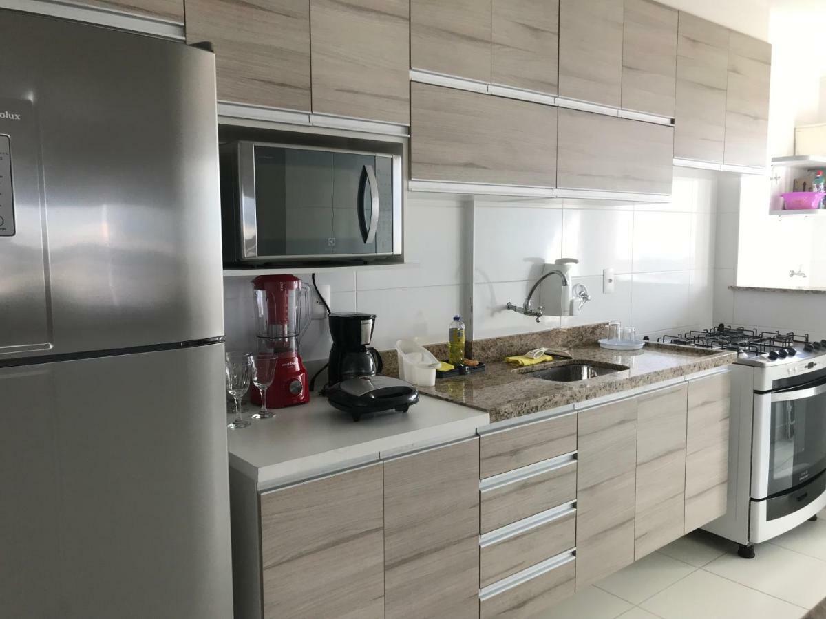 Apto Com Vista Para O Mar, 2 Vagas De Garagem E Churrasqueira Na Varanda Πράια Γκράντε Εξωτερικό φωτογραφία