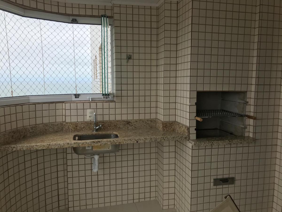 Apto Com Vista Para O Mar, 2 Vagas De Garagem E Churrasqueira Na Varanda Πράια Γκράντε Εξωτερικό φωτογραφία