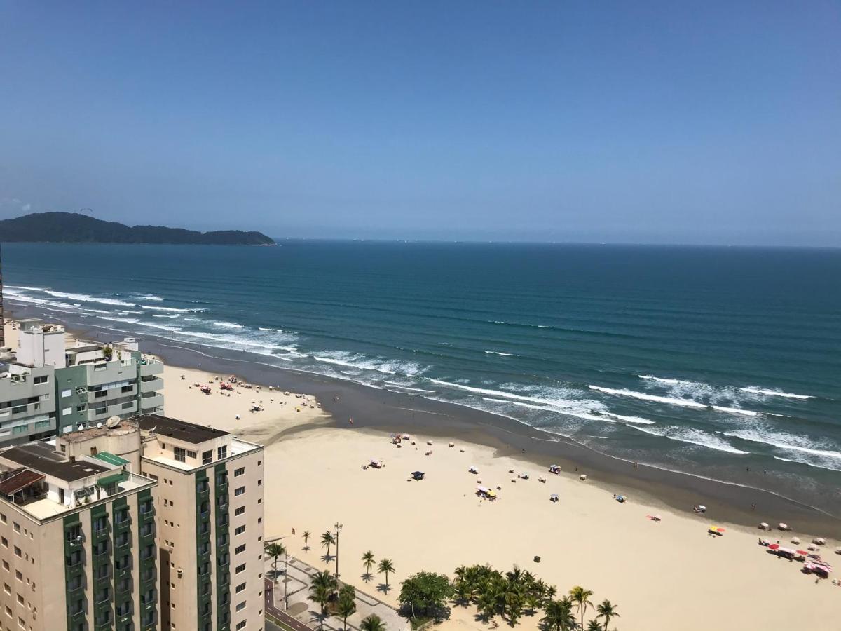 Apto Com Vista Para O Mar, 2 Vagas De Garagem E Churrasqueira Na Varanda Πράια Γκράντε Εξωτερικό φωτογραφία